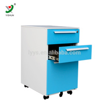 Luoyang Office Mobile Pedestal 3 cajones archivador de metal